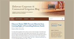 Desktop Screenshot of delawarelitigation.com